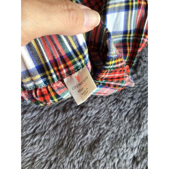 Crewcuts J. Crew Girls Plaid Ruffle Skirt in Snowy Stewart Tartan Multicolor XL - Picture 7 of 9